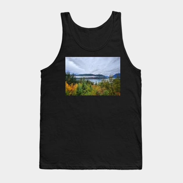 Lake Cushman Autumn Tank Top by kchase